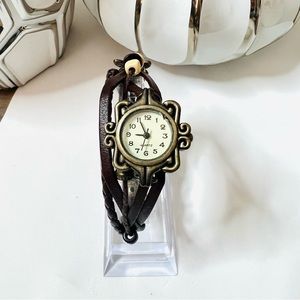 Yulan Boho Stacked Leather Watch